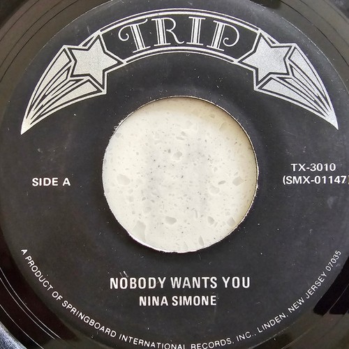 Nina Simone – Nobody Wants You / Sugar In My Bowl - 1974 US 7"