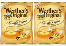 2X Werther's Original VANILLA CREME Soft Caramels Werthers Free Shipping 🇺🇸