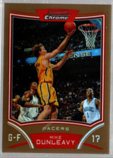2008-09 Bowman Chrome Refractors Gold #57 Mike Dunleavy /50 