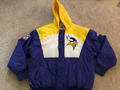 Vintage Pro Line Minnesota Vikings Apex One Jacket Size Large