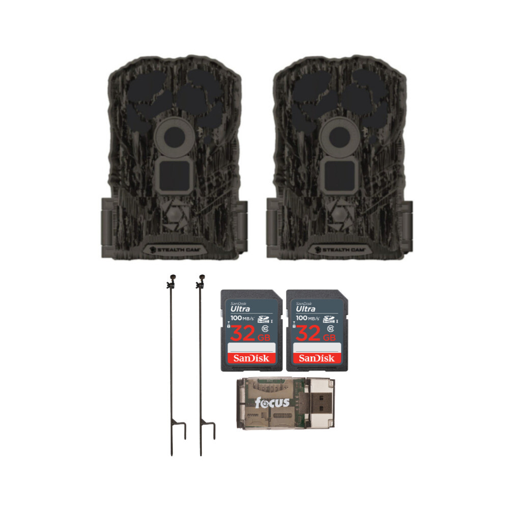 Stealth Cam Browtine 14-мегапиксельная следящая камера с видео в комплекте из 2 пакетов
