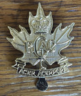 CANADA Royal Canadian Army Cadets RCAC brass cap badge QC type A — photo 1