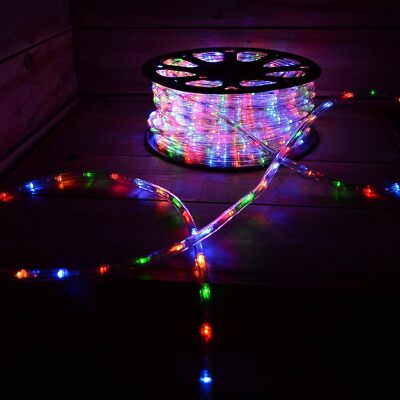 Premier 50m LED Weihnachten / Disco / DJ Lichtschlauch - Mehrfarbig & 8 Funktionen