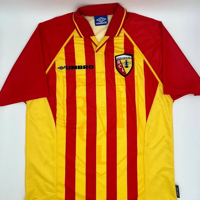 Lens 1998/1999 Home ORIGINAL Umbro Vintage Rare Soccer Jersey (L)