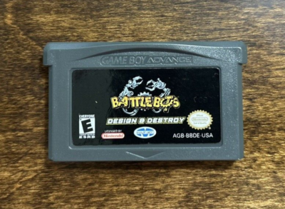 Battlebots Design & Destroy Nintendo Game Boy Advance GBA w/Manual