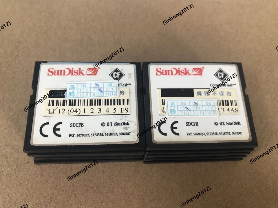 10PCS 16MB Sandisk Compact Flash Card 16MB CF Memory card SDCFB - Image 3 of 3