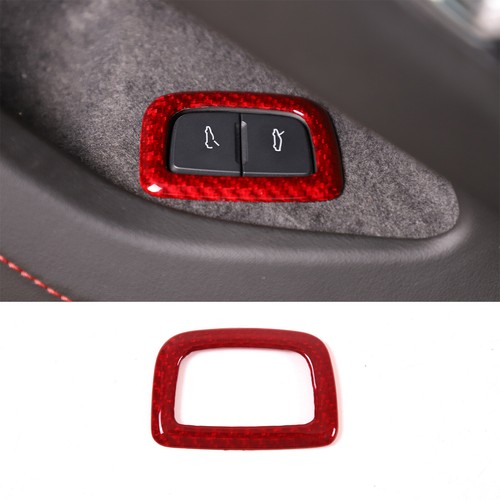 Red Real Carbon Fiber Full Interior Set Decor Cover Trim Kit for Corvette C8 20+ - Picture 128 of 444