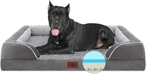 Waterproof Orthopedic Foam Dog Beds w/ Washable Removable Cover for XL Dogs - Imagen 7 de 13