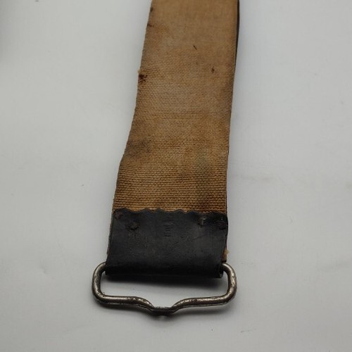Antique Wooden Barber's Lock Box w Strop, Tools, Business Cards Late 1800s... - Picture 11 of 24