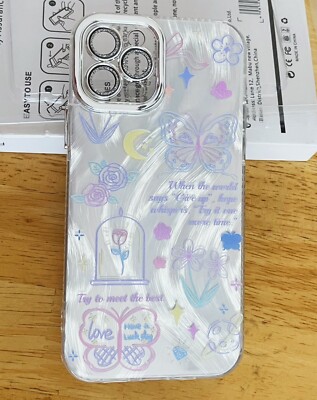 iPhone 12 Pro Bling Glitter Shockproof Case Girls Fashionable Trendy Cute Lovely