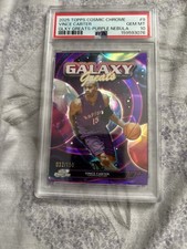 2025 Topps Cosmic Chrome Vince Carter Galaxy Greats Purple Nebula /150 GEM 10