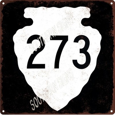 Montana state secondary 273 Arrowhead route highway road Metal Sign 12x12 SS257
