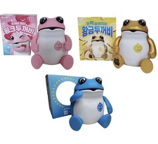 Hite Jinro Frog Toad FigureBlue & Pink Couple Set Korea Soju Brand Boy Girl