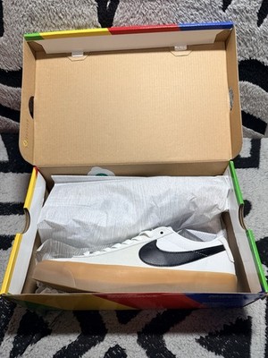 Nike SB Zoom Blazer Low Pro GT Skate Shoes White/Black/Gum US 10