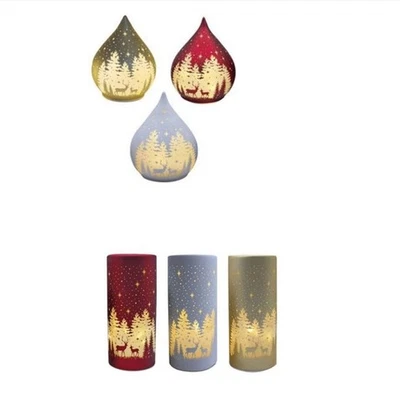 Straits LED Light Glass Christmas Home Decorations Indoor Festive Lighting Gift