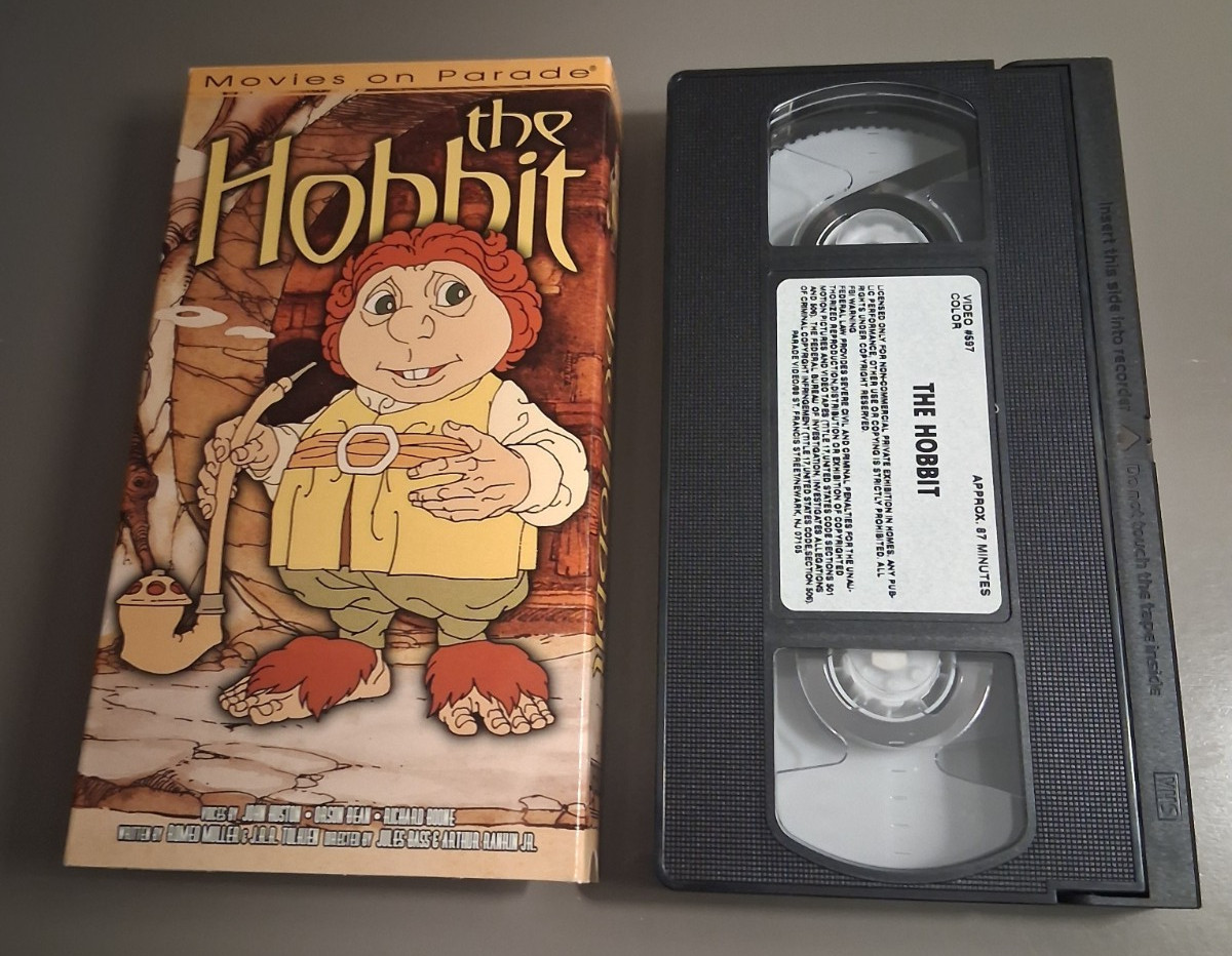 The Hobbit + The Return of the King VHS Tape Animated Fantasy/Adventure TESTED