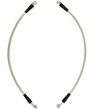 The Stop Shop Universal Braided Stainless Brake Hoses, 18 18 Inches, Copper 