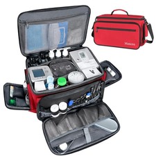 Mancro Medical Bags Large Water Resistant Medication Organizer First Aid Bag Nur
