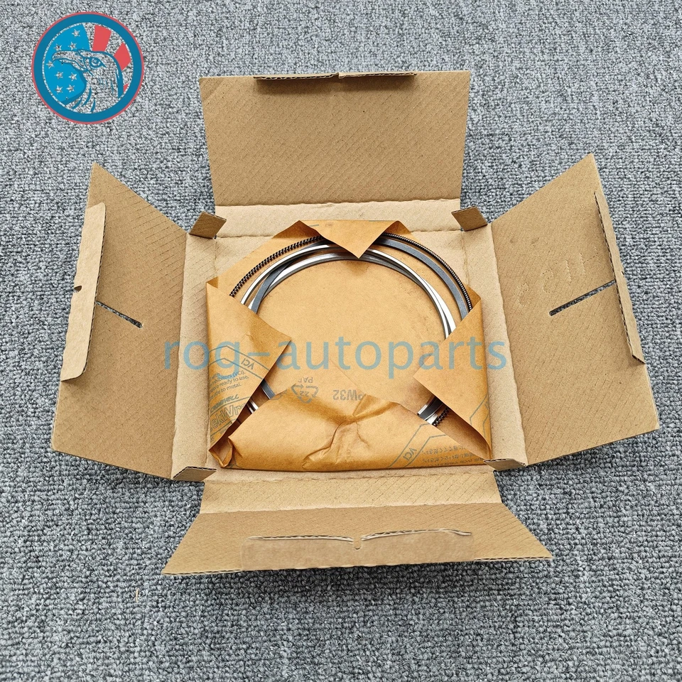 Piston Ring Set (Qty 6) For Cummins ISX / QSK 15 Engines US 2881682 4089406 Foto 3 de 4