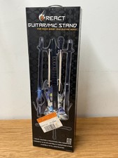 React Guitar/Mic Stand for Guitar Hero/RockBa...
