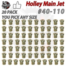 💎YOU PICK ANY SIZE💎Holley Carburetor GAS MAIN JETS KIT 40-110 1/4-32 20 PACK