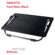 IKEA DAGOTTO Poggiapiedi Ergonomico Regolabile Nero - Supporto Ufficio Sotto Scrivania