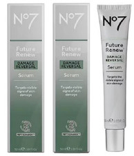 2 LOT - No7 Future Renew - DAMAGE REVERSAL SERUM - 1.69 FL. OZ. 50ml - New