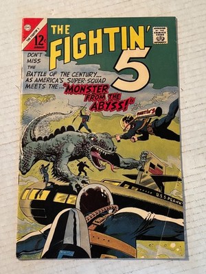 1967 Charlton the Fightin' 5 #41 Comic Book /D627 2nd Appearance Peacemaker