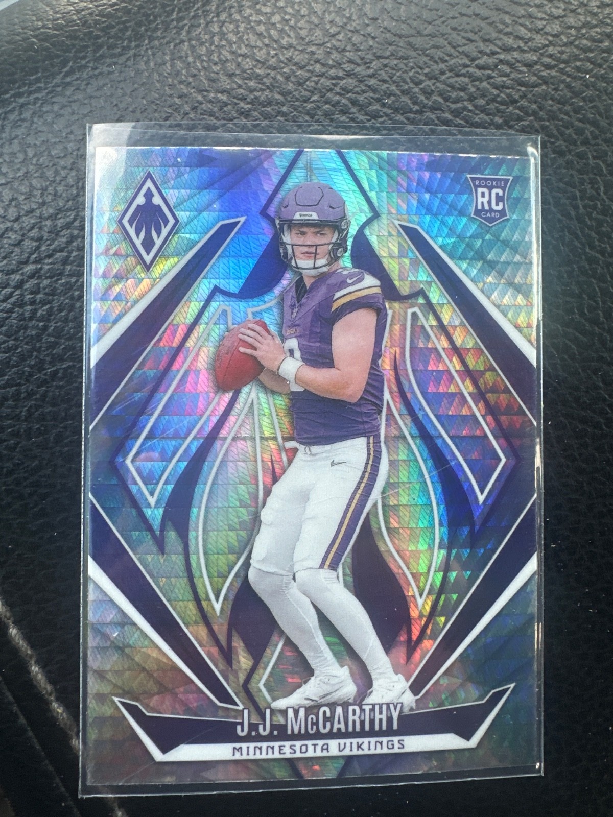 2024 Panini Phoenix - Rookies J.J. McCarthy #185 Hyper (RC)