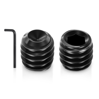 Kozelo Cup Point Socket Set Screws, Size 1/4''-20x1/4'', Number of Items 25