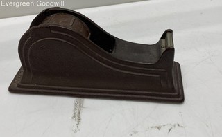 Vtg Texcel Tape Cast Iron Tape Dispenser