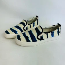 Sperry Top Sider Shoes Sneaker Crest Twin Gore Navy Tie Dye Slip On Size 8.5M