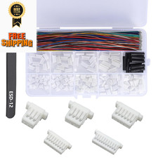 Teansic JST SH 1.0mm Connector Kit with 28AWG Pre-Crimped Cables 150mm/5.9...