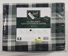 Woolrich Flannel 100 Cotton Sheet Set Warm Soft Bed Sheets with 14" Elastic