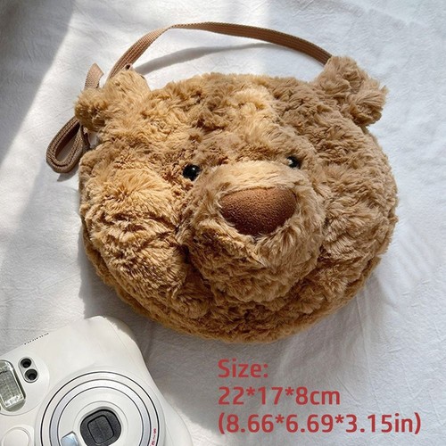 Cartoon Girls Plush Bag Plush Doll Mobile Phone Bag Kid Birthday Gifts - Picture 2 of 6