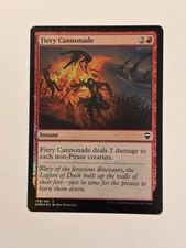 Fiery Cannonade Commander Legends Foil Magic the Gathering MTG