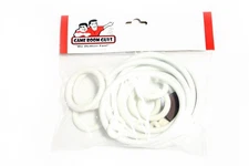 Gottlieb Drop a Card Pinball Machine Replacement Repair Rubber Ring Kit White