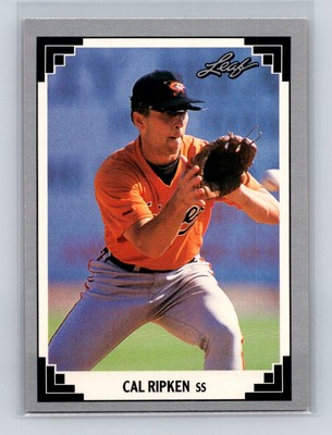 1991 Leaf #430 Cal Ripken Baltimore Orioles