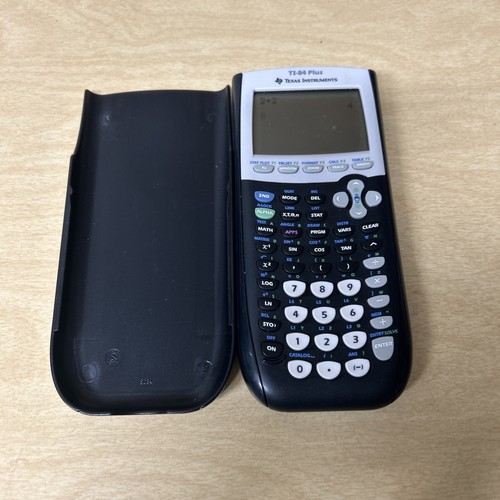 Texas Instruments TI-84 Plus graphischer Taschenrechner blau - getestet & funktionsfähig