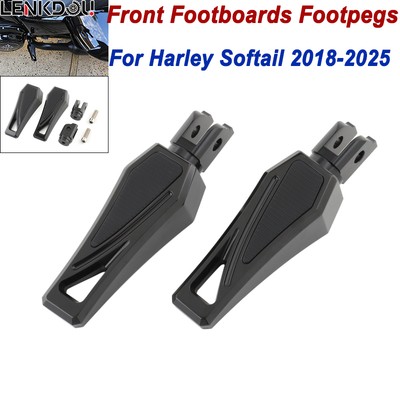 Front Footboard Footpegs Drive For Harley Softail Breakout FXBR Fat Bob 18+ Pair
