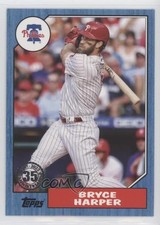 2022 Series 1 1987 Topps Baseball 35th Anniversary Blue Bryce Harper #T87-41 1ax