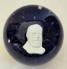 Vintage St. Clair Sulfide Paperweight 1971 Man President Ulysses S. Grant