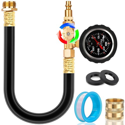 #ad Upgraded RV Water Blow Out Winterizing Kit Sprinkler Winterization Hose with ... $36.59