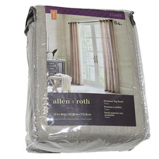 Allen Roth Grommet Top Panel Taupe 52x84in 2857164