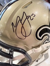 Marshon Lattimore #23 Signed New Orleans Saints Riddell Speed Mini Helmet