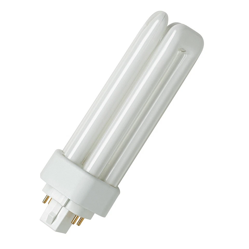 Lámpara fluorescente compacta Osram Dulux T-E Plus 18W 830 Lumilux blanco cálido GX24q-2