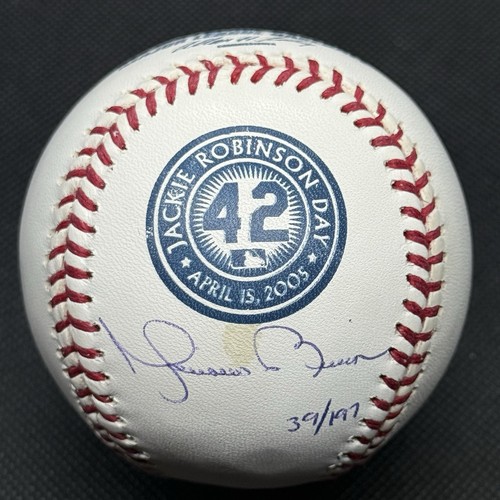 Mariano Rivera Signed Jackie Robinson 42 Logo Baseball Steiner COA 2005 Yankees 