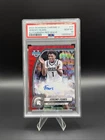 Jeremy Fears Auto 2024 Bowman Chrome U Red Wave /45 PSA 10 Michigan State