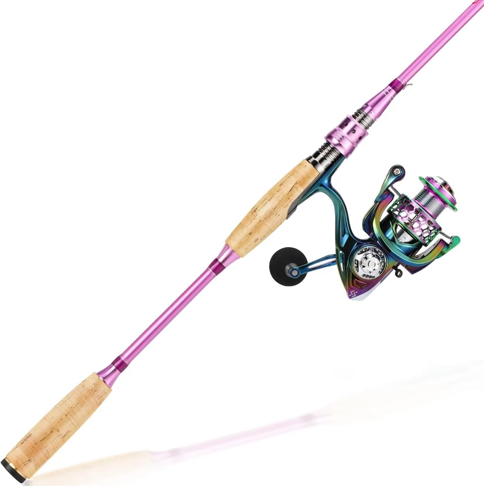 Compact 6.9ft Spinning Rod & Reel Set - Perfect for Home and On-the-Go Fishing - Image 4 of 4