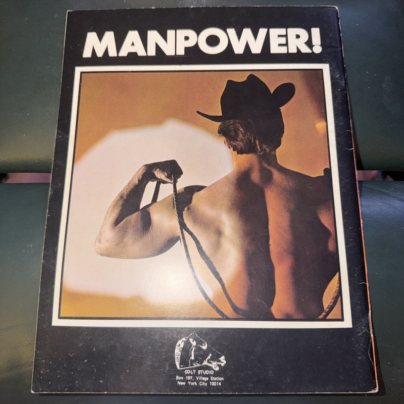 MANPOWER No 3 Male Gay Interest Men Photos Magazine 1972 Colt Studios